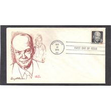 FDC Bazaar 1393 8c Eisenhower (Cachet-U/A) CV41070