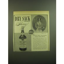 1945 Williams & Humbert Dry Sack Sherry Ad - Guests feel flattered