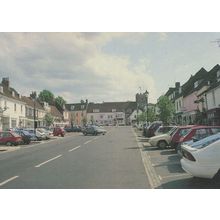 Fenez Sale Parking A Car on Broad Street Alresford Hampshire Postcard