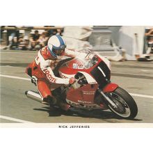 Nick Jefferies TT Races Motorbike Superbike Isle Of Man Limited Edition Postcard