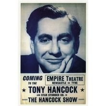 Tony Hancock of The Goons Show Live Newcastle Rare Poster RPC Postcard