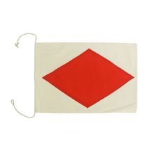 Pack Of 2] Letter F Cloth Nautical Alphabet Flag Decoration 20""