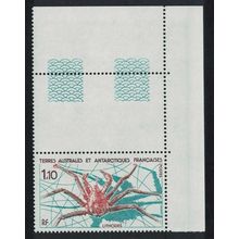 FSAT TAAF Crab 1.10 Fr T2 Corner 1989 MNH SG#244 MI#247