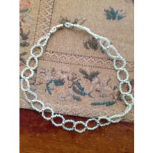 girl womens necklace 42cm long handmade beaded