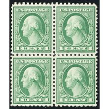 542, Mint NH 1¢ VF Block of Four Stamps SCV $120 - Stuart Katz