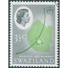 Swaziland 1962 3½c yellow-green & deep grey SG94 CTO