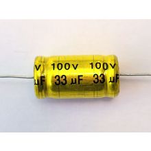 33uF 100V Bipolar Audio Capacitor Valve or Transistor Amplifier Crossover