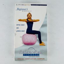 Living Arts Balance Ball Fitness: Beginner's Workout VHS Video Tape
