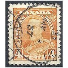 Canada 1935 SG344 4c Yellow Fine Used .. .