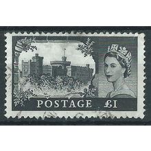 1967 SG762 £1 Back Castle No Watermark Fine Used.