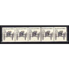 2124v 4.9c Buckboard Very Fine MNH Dry Gum PNC 4/5 Buggy Whip X0312