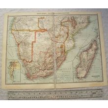 c1907 Harmsworth Plate No. 145-146 South Africa Industries & Communication