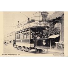 Reading Bus With Fashion Dressmakers & Conductor Driver Real Photo Postcard