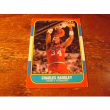 1986/87 Fleer , CHARLES BARKLEY, RC, HOF, 76ers, #7