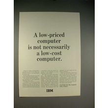 1965 IBM System/360 Computer Ad - Low-Priced