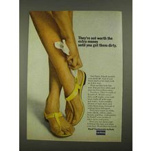 1968 UniRoyal Keds Royal Continentals Shoes Ad - Dirty