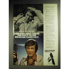 1972 Remington Mist-Air Hot Comb Ad - Edd Byrnes