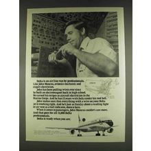 1978 Delta Airlines Ad - John Muncus Avionics Mechanic