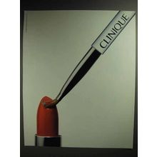 1988 Clinique Lipstick and Lip Brush Ad