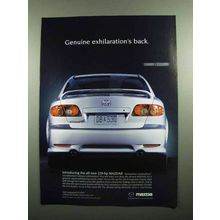 2003 Mazda Mazda6 Car Ad - Genuine Exhilaration's Back