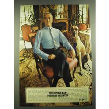 1968 Supima Excello Broadcloth Shirt Ad - The Supima Man: Pedigree Oriented