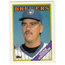 1988 Topps baseball rookie card 61 Mark Knudson RC