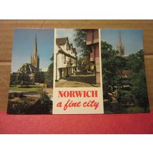 multiview, NORWICH, NORFOLK. unused postcard by Jarrold =