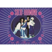 Solid Harmonie Girl Pop Group Band Postcard