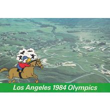 Coto de Caza Orange County Pentathion 1984 Olympic Games Postcard
