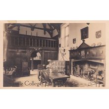 Sackville College Sussex Character Font Print Antique Postcard