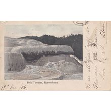 Pink Terraces Rotomahana Antique New Zealand Postcard