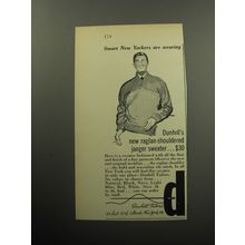 1957 Dunhill Jaeger Sweater Advertisement