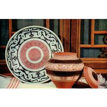 Porcelain Plate Ying Ching Chinese Chingtehchen Kiangsi Province Postcard