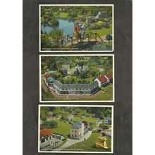 Postcard Lancashire Southport Land of Little People x 3