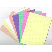 Dots (44) Embossed Card. 10 Sheets. 5"x7". Cardmaking Scrapbooking Crafts