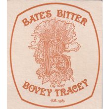 BEER MAT - BATES BREWERY - BATES BITTER - (Cat 001) - (1983)