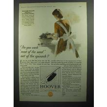 1930 Hoover Vacuum Cleaner Ad - Most of the Sand