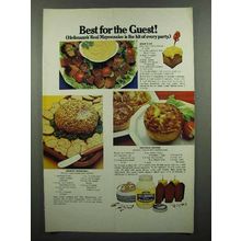 1977 Hellmann's Mayonnaise Ad - Best for the Guest