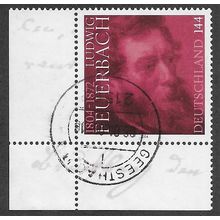 GER 2004 144c 'LUDWIG FEUERBACH' (CORNER MARGIN) FINE USED (EBID53-978)