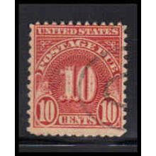 Used J84 10c Postage Due Average K1373