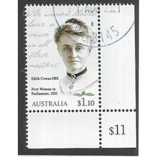 AUS 2021 $1.10 'EDITH COWAN O.B.E FINE USED EBID76-088)
