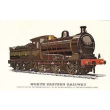 North Eastern Railway Darlington Works Train Postcard