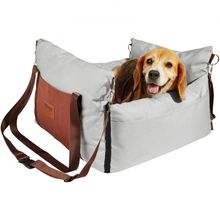 Dog Booster Car Seat Pet Car Seat for Small Dog up to 25lbs Gray
