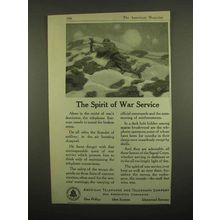 1918 AT&T Telephone Ad - The Spirit of War Service