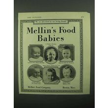 1922 Mellin's Food Ad