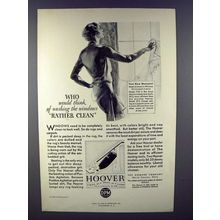 1930 Hoover Vacuum Cleaner Ad - Rather Clean