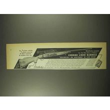 1949 Weatherby Rifle Ad - Chrome Lined Barrels