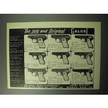 1958 Galesi Pistol Ad - .25 Caliber, .32 Caliber