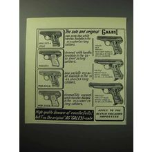 1958 Galesi Pistol Ad - 503A 504 505A 505B 506 512 515