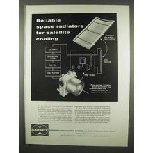 1962 Garrett Airesearch Ad - Space Radiators Cooling